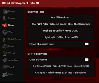 Blood V1 roblox lumber tycoon 2 pastebin script GUI