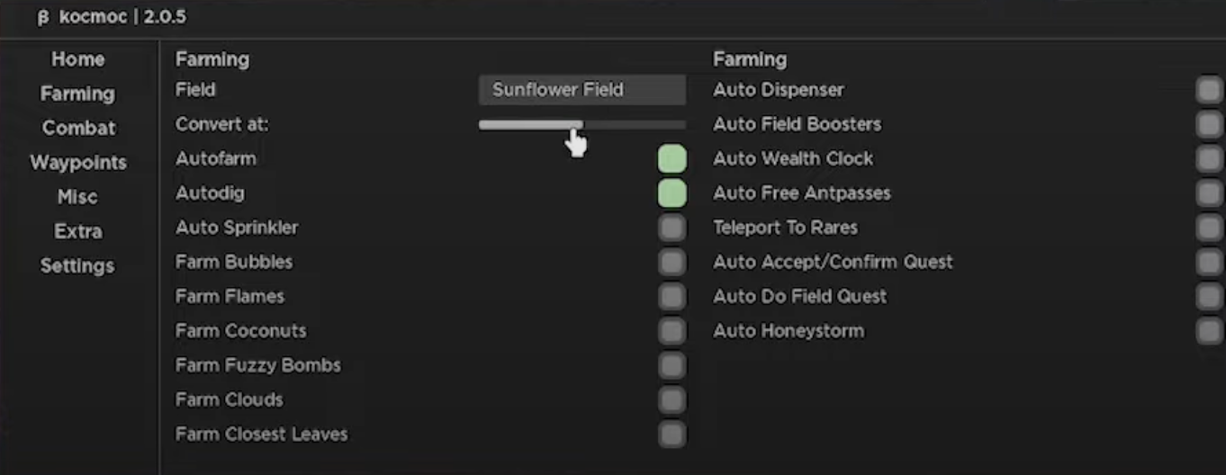 roblox bee swarm sim autofarm