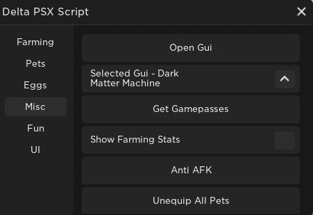 pet sim x auto darkmatter