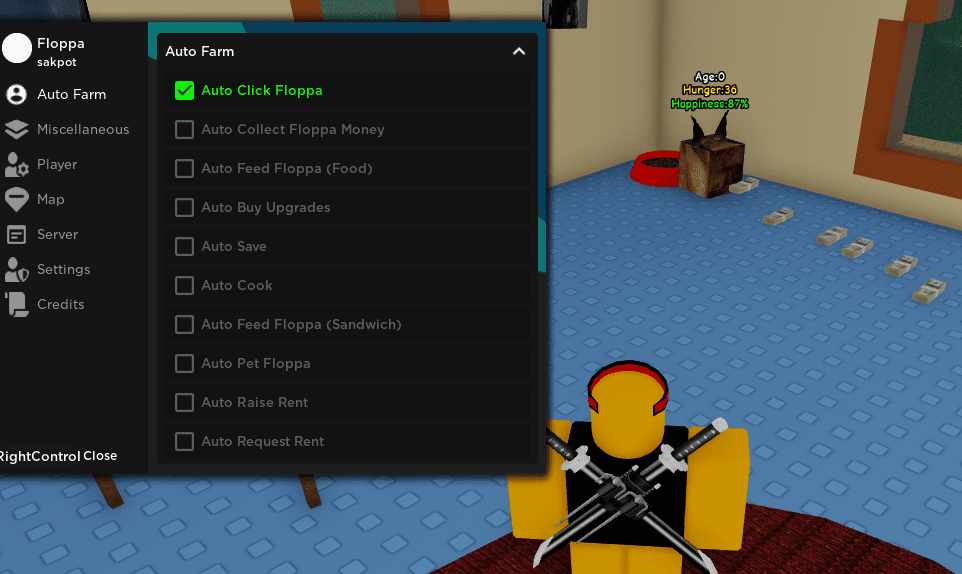 raise a floppa script