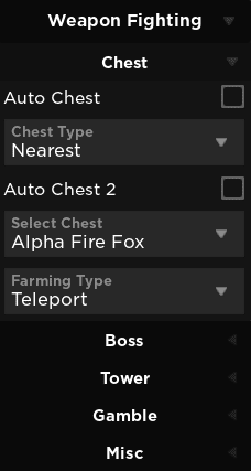 teleports weapon sim script