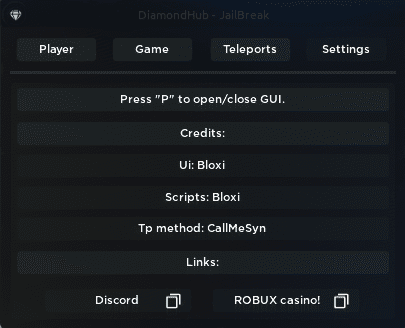 jailbreak diamond hub script