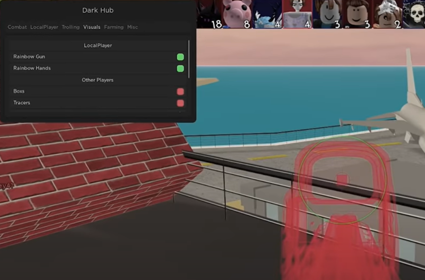 arsenal script roblox darkhub