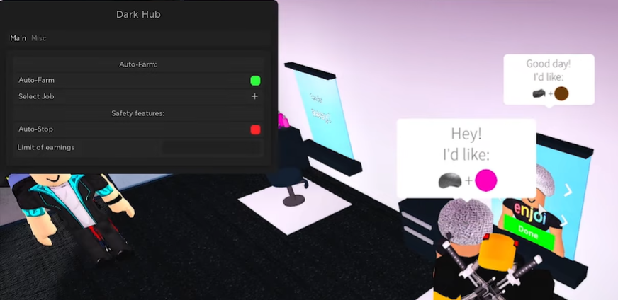 bloxburg autofarm script roblox gui