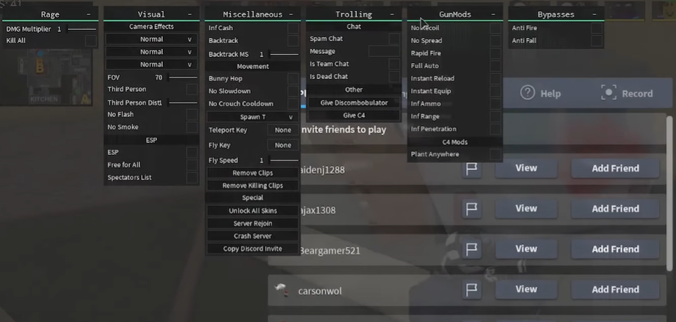 roblox CB:GO hexhub counterblox script