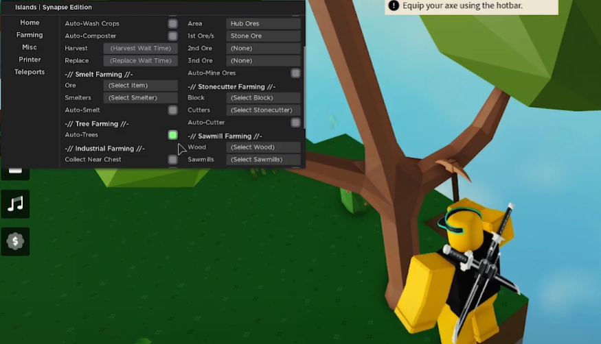 roblox islands autofarm script