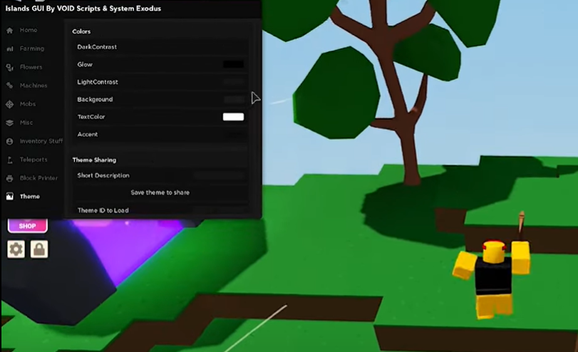 roblox islands script autofarm gui