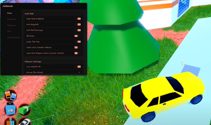 jailbreak script roblox autofarm