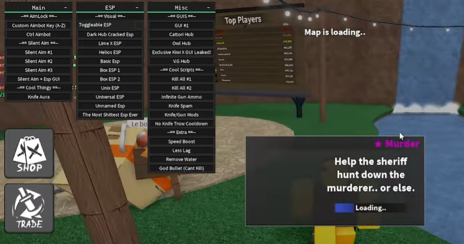 roblox knife ability test gui 