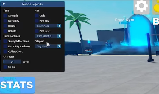 muscle legends script roblox autofarm gui