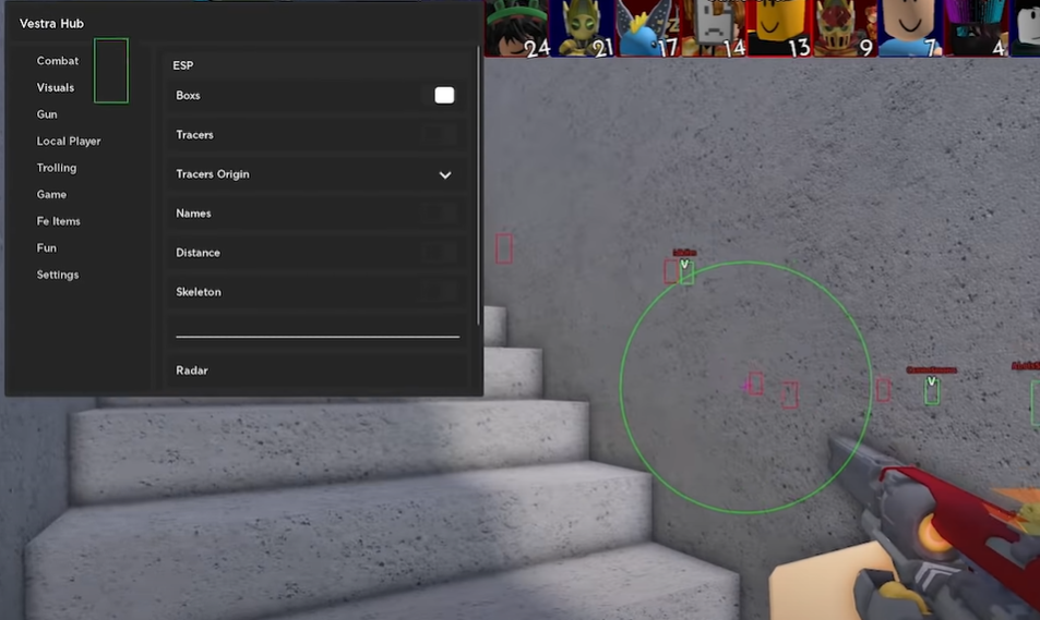 roblox Vestra arsenal kill all script exploit