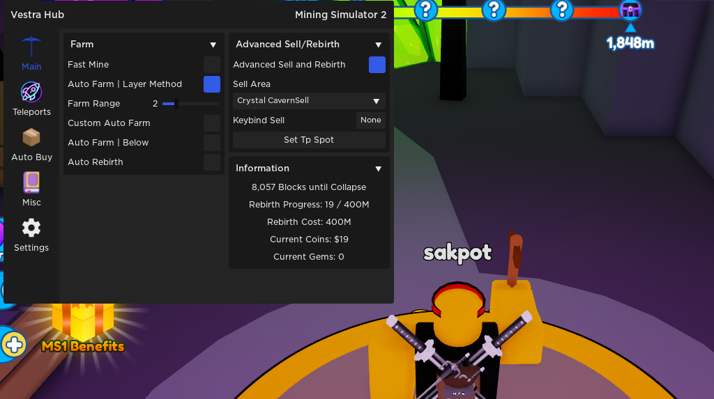 mining simulator auto mine hacks