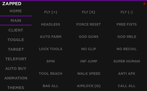 zapped da hood gui 