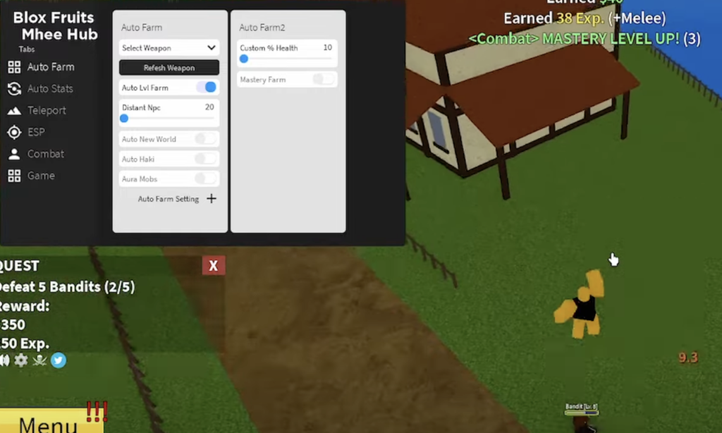 roblox blox fruits script mhee hub