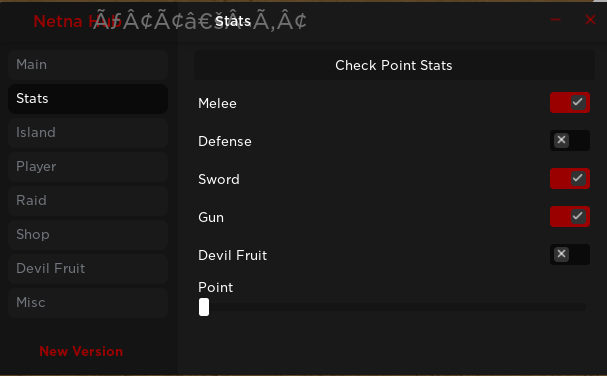 blox fruits gui auto stats