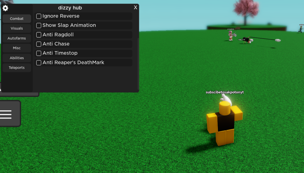 slap battles script dizzy hub gui combat