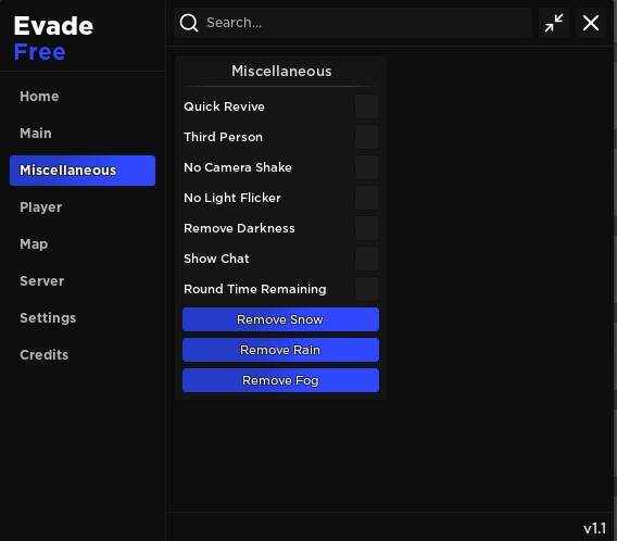 roblox evade script misc