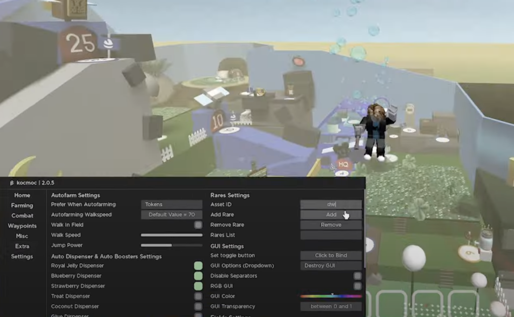 roblox bee swarm simulator script autofarm