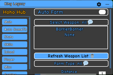 hoho hub king legacy autofarm