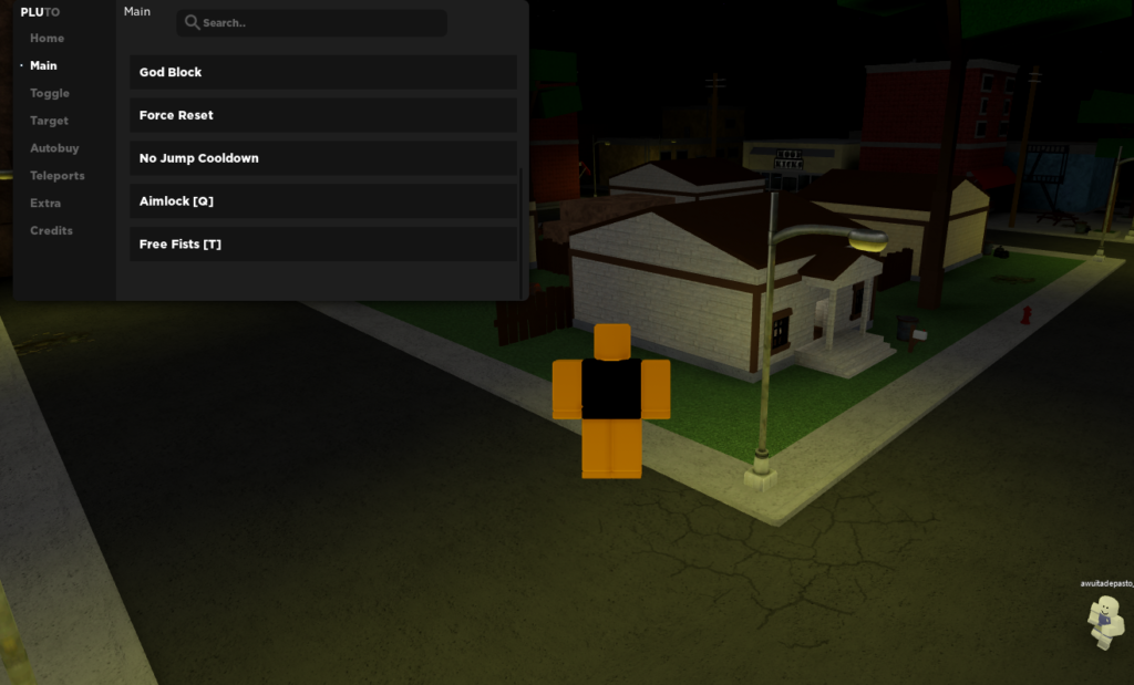 roblox da hood script pluto