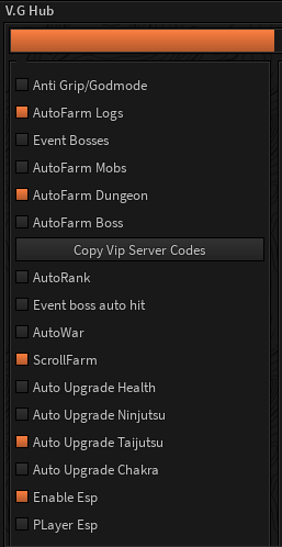 Shindo Life Script Auto Farm Section