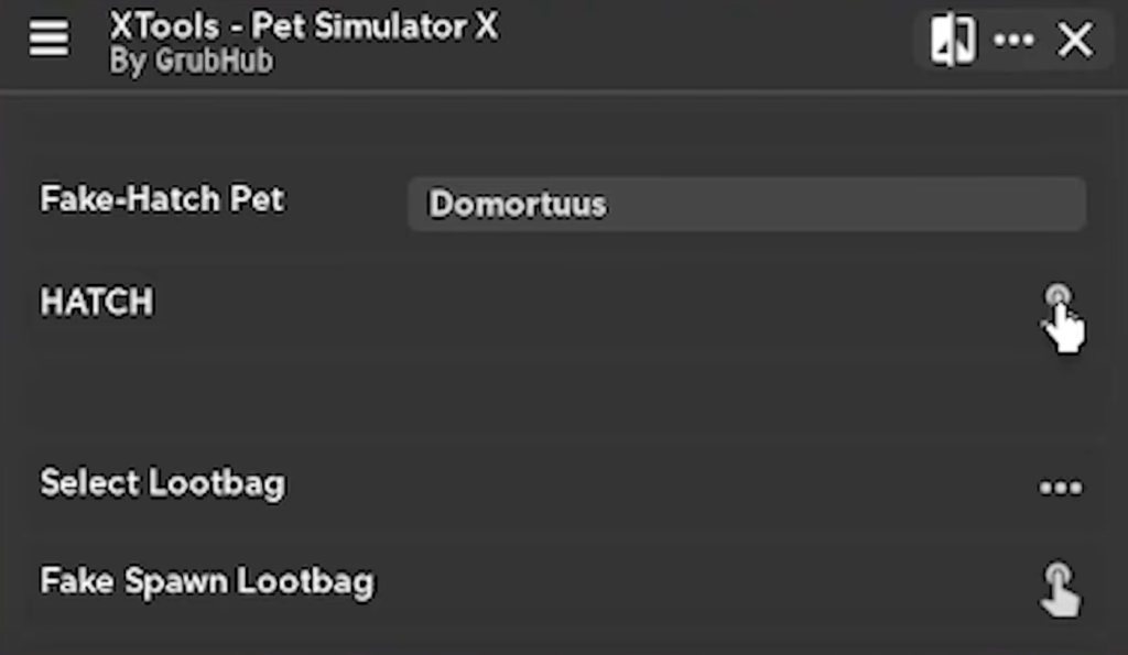 fake hatch pet sim x