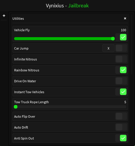 roblox jailbreak script vehicle mods