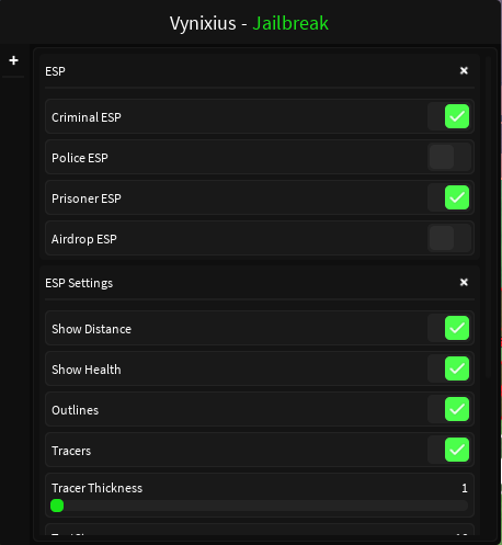 roblox jailbreak script esp section