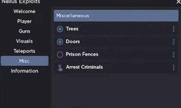 prison life exploit nexus