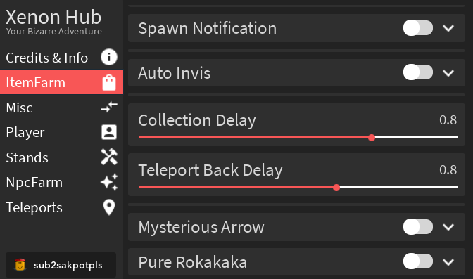  Roblox Xenon Hub Hack YBA Script GUI