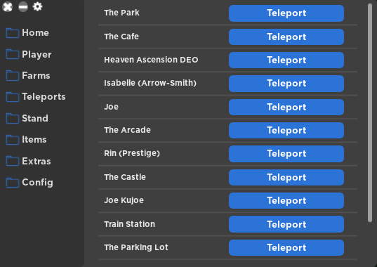 yba teleport exploits