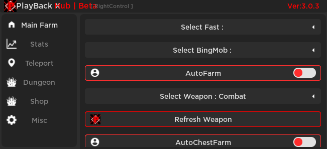 roblox playback hub autofarm script