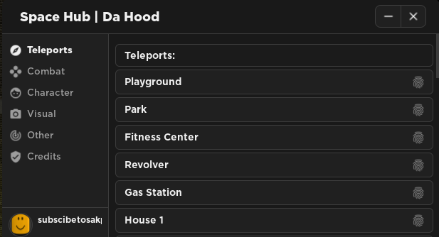roblox da hood teleport script