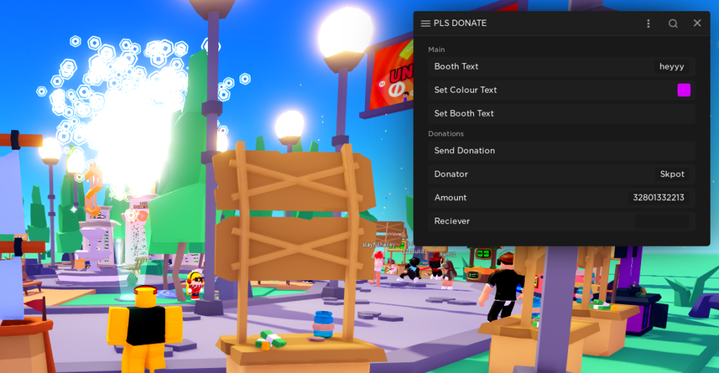 pls donate script