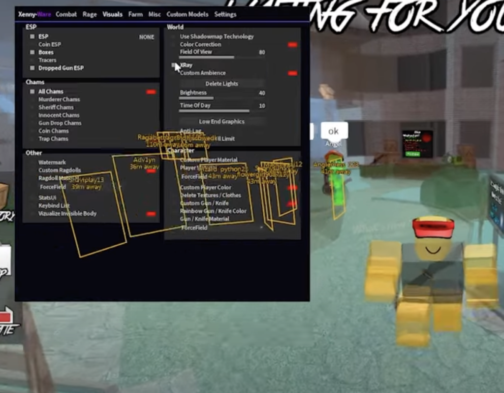 mm2 script gui xenny ware