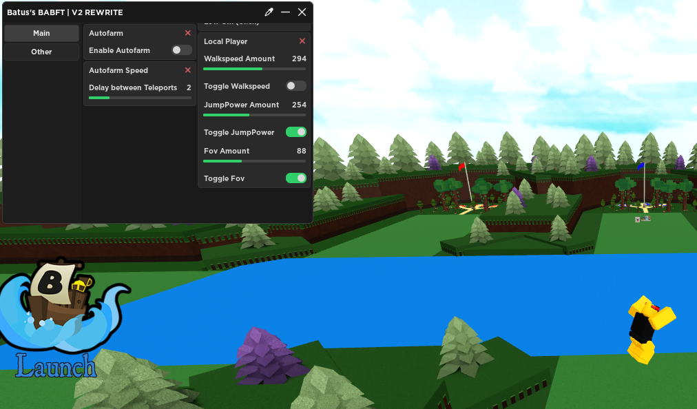 Build A Boat For Treasure fly hack
