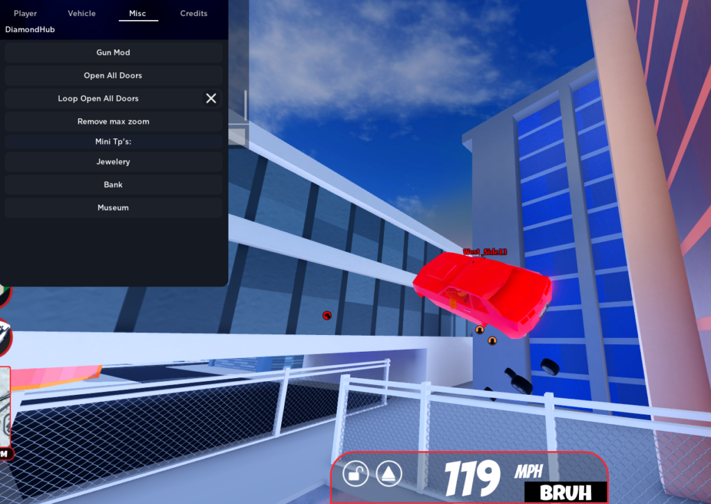 jailbreak car fly script