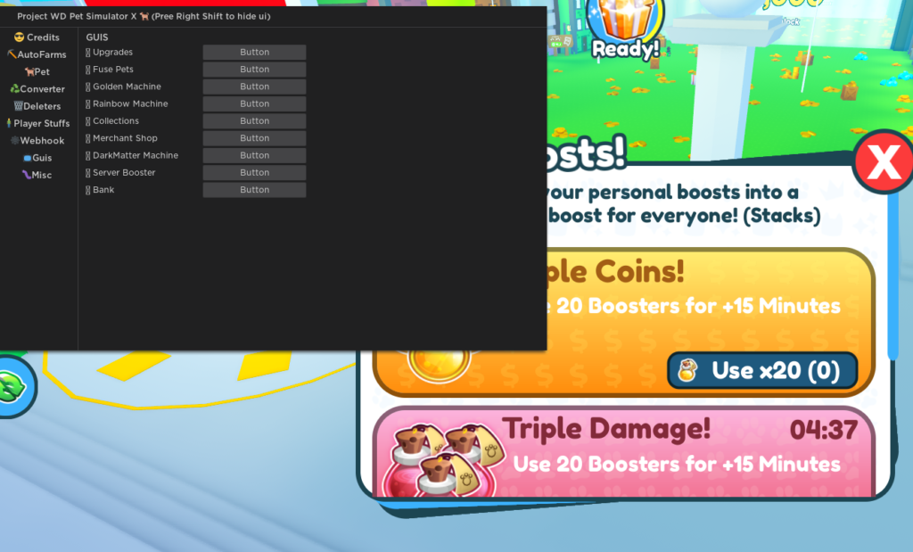 pet simuator x exploit