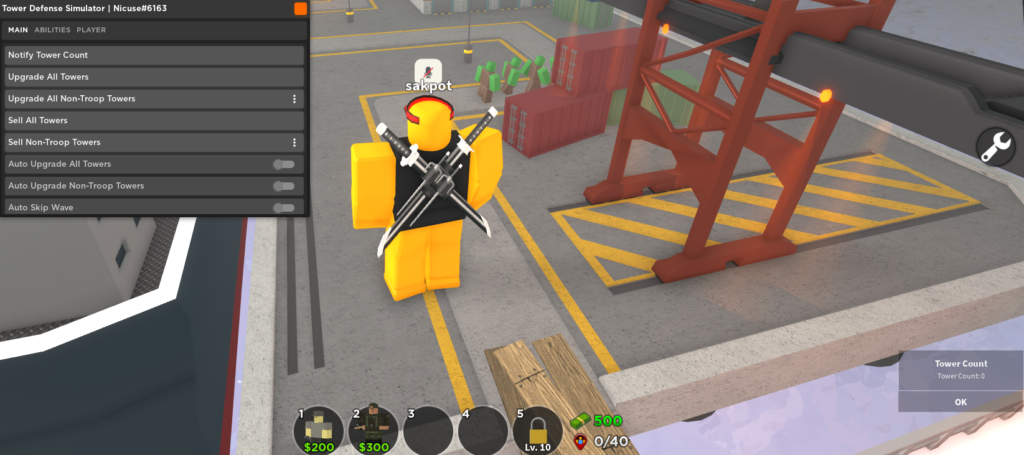 tower defense simulator script