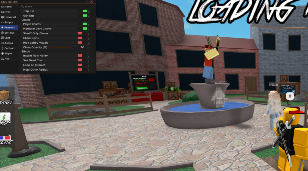 roblox mm2 chams script