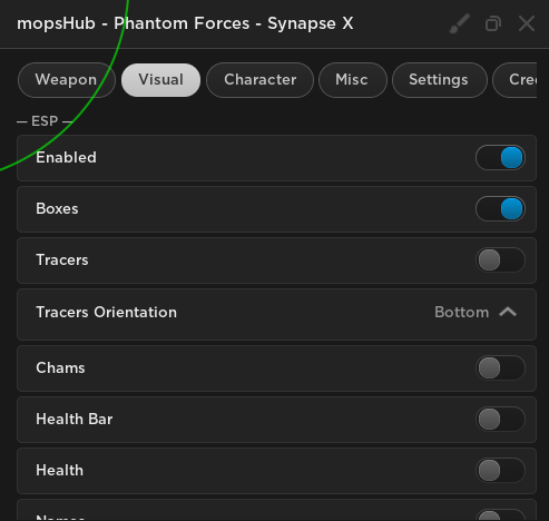 esp script phantom forces