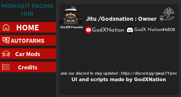 midnight racing gui 