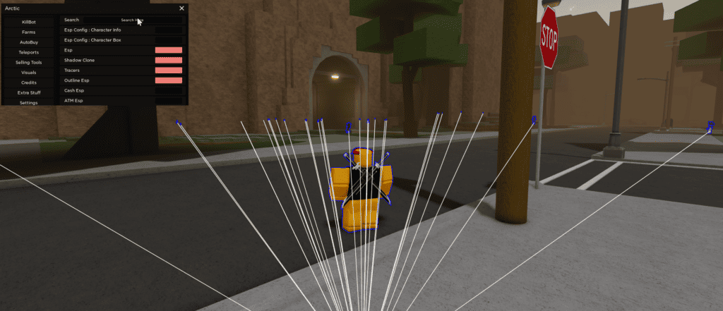 arctic gui roblox da hood script