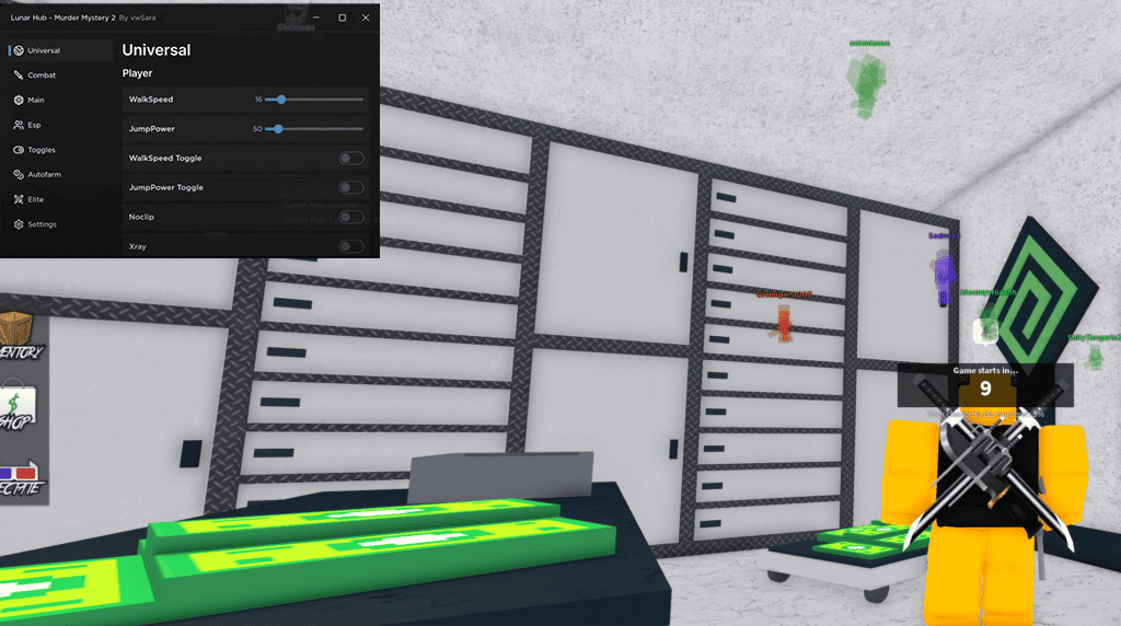 lunar hub script murder mystery 2
