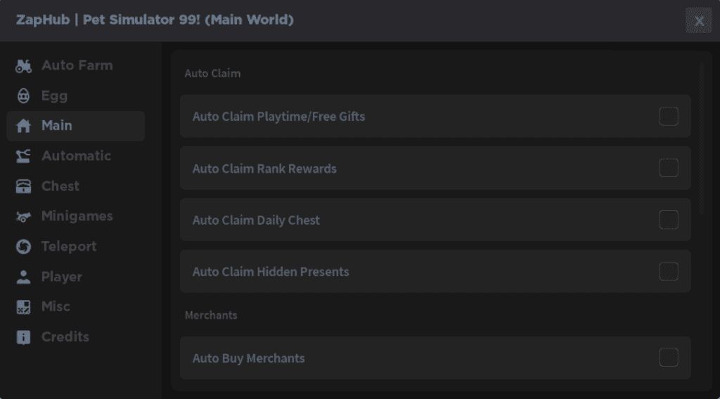 roblox pet simulator 99 script gui
