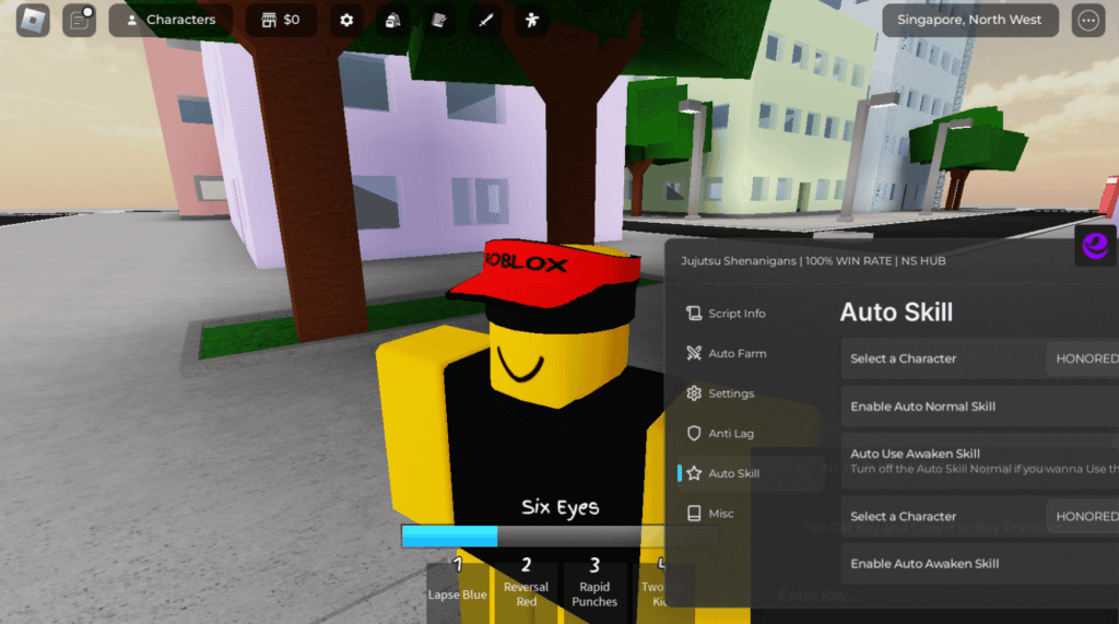 Roblox Jujutsu Shenanigans Script NS Hub