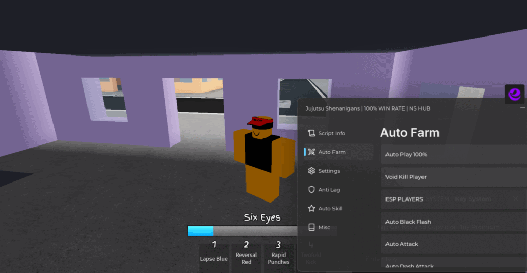 Roblox Jujutsu Shenanigans Script NS Hub