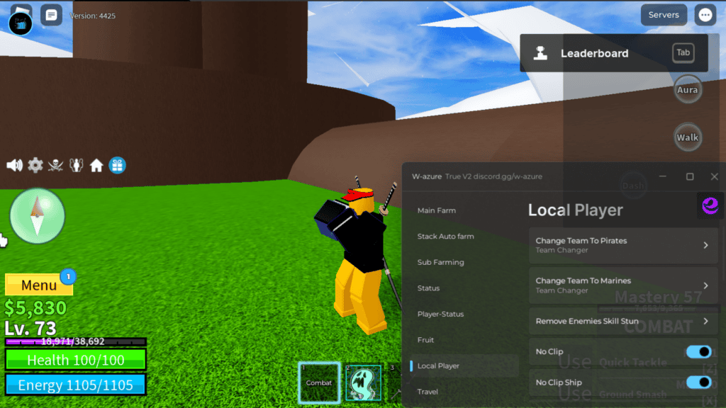Bloxfruits Script W-AZURE V2