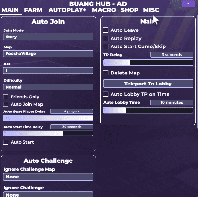 Roblox Anime Defenders Script Buang Hub-AD