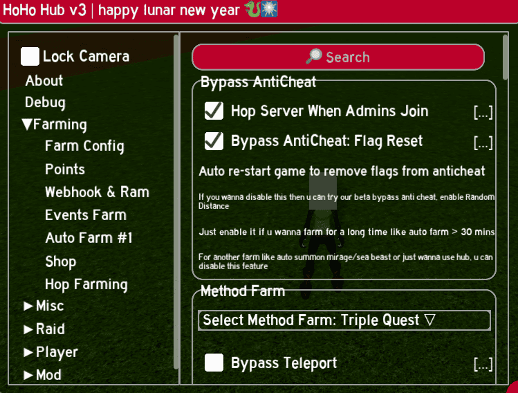 HoHo Hub V3 Bypass Anticheat